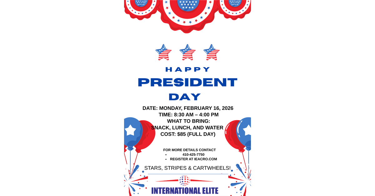 School's Out Camp - President's Day